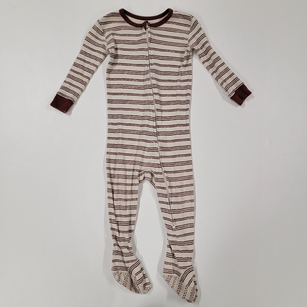 24M Little Co Stripe Footie